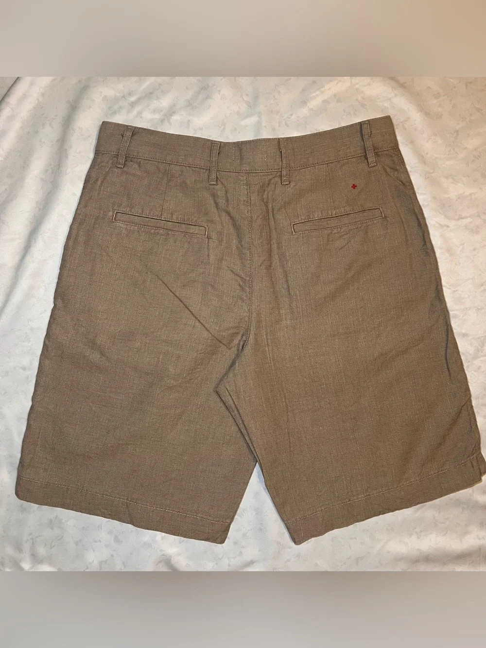 Apolis Men’s Linen Civilian Short,Linen Cotton Blend, Khaki Tan, Size 30